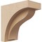 Ekena Millwork 4"W x 8"D x 8"H Classic Helena Rough Cedar Woodgrain TimberThane Corbel, Primed Tan CORUR04X08X08HELRCPR - alternate 1